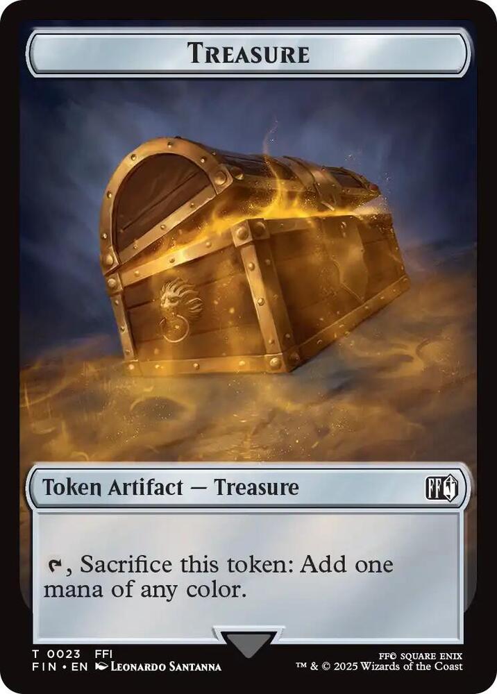 Hero (0008) // Treasure (0023) Double-Sided Token (Back)