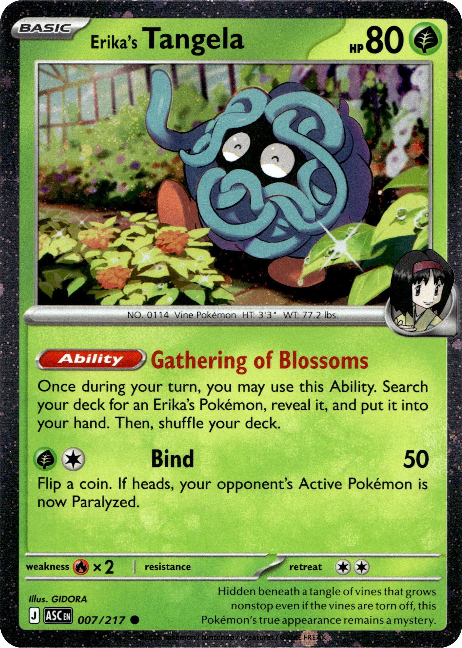 Erika's Tangela - 007/217 (Cosmo Holo)