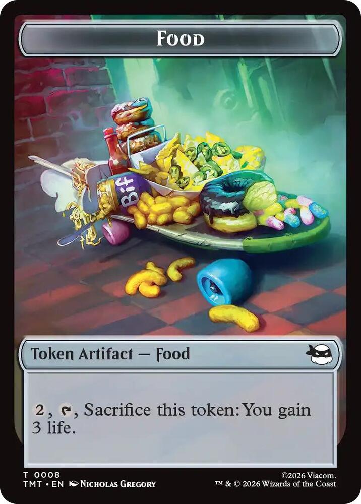 Robot // Food Double-Sided Token (Back)