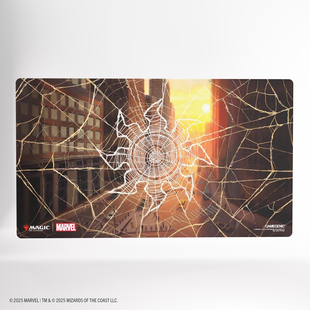 Magic: The Gathering Marvel's Spider-Man Shiny Playmat - Spider-Man Plains