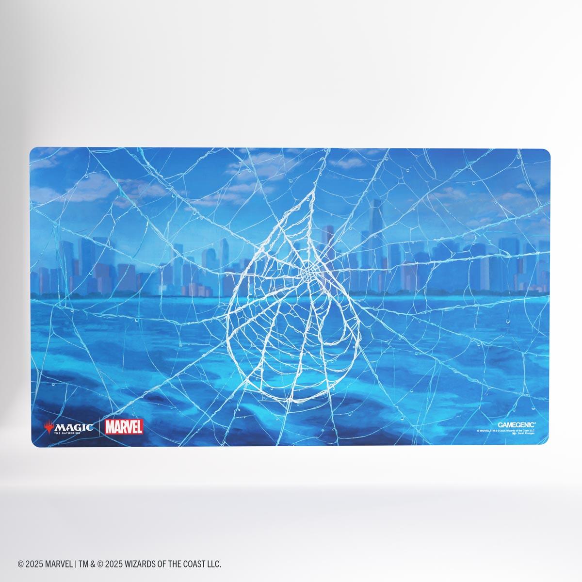 Magic: The Gathering Marvel's Spider-Man Shiny Playmat - Spider-Man Island