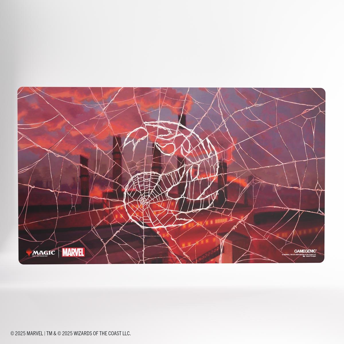 Magic: The Gathering Marvel's Spider-Man Shiny Playmat - Spider-Man Mountain