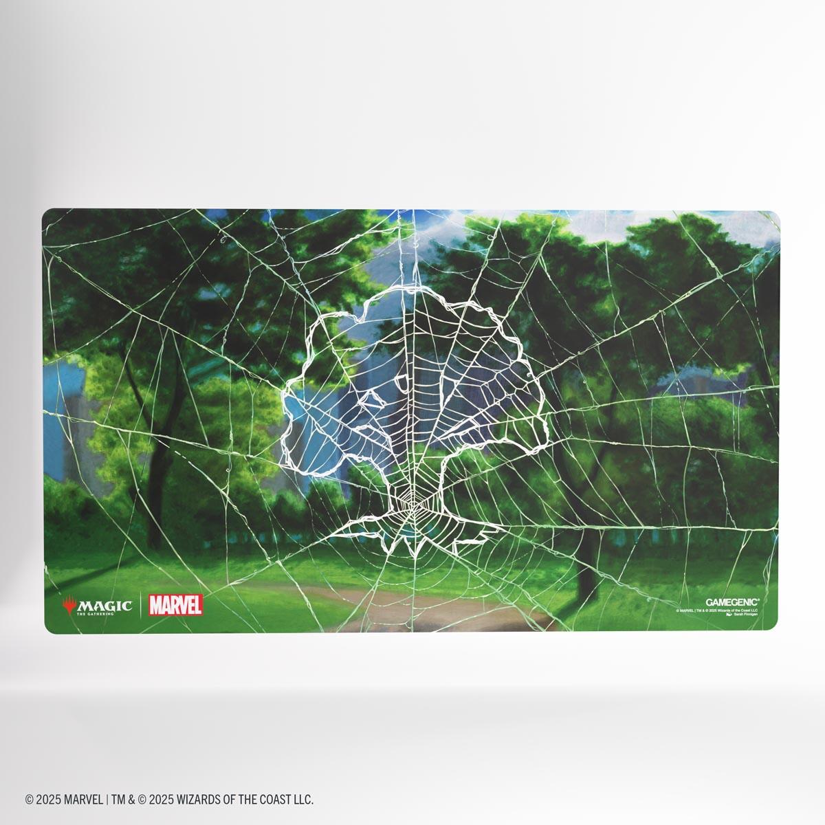 Magic: The Gathering Marvel's Spider-Man Shiny Playmat - Spider-Man Forest