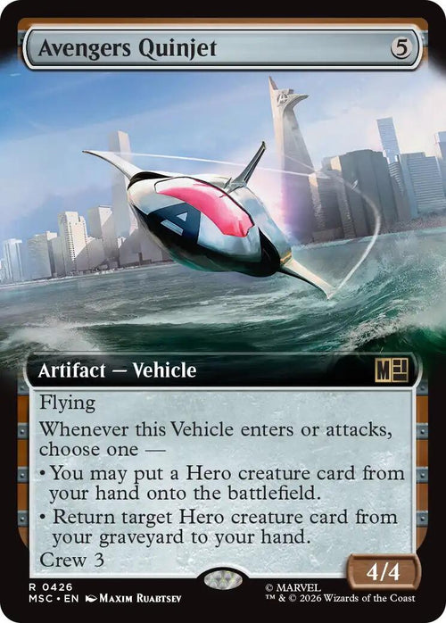 Avengers Quinjet (Extended Art)