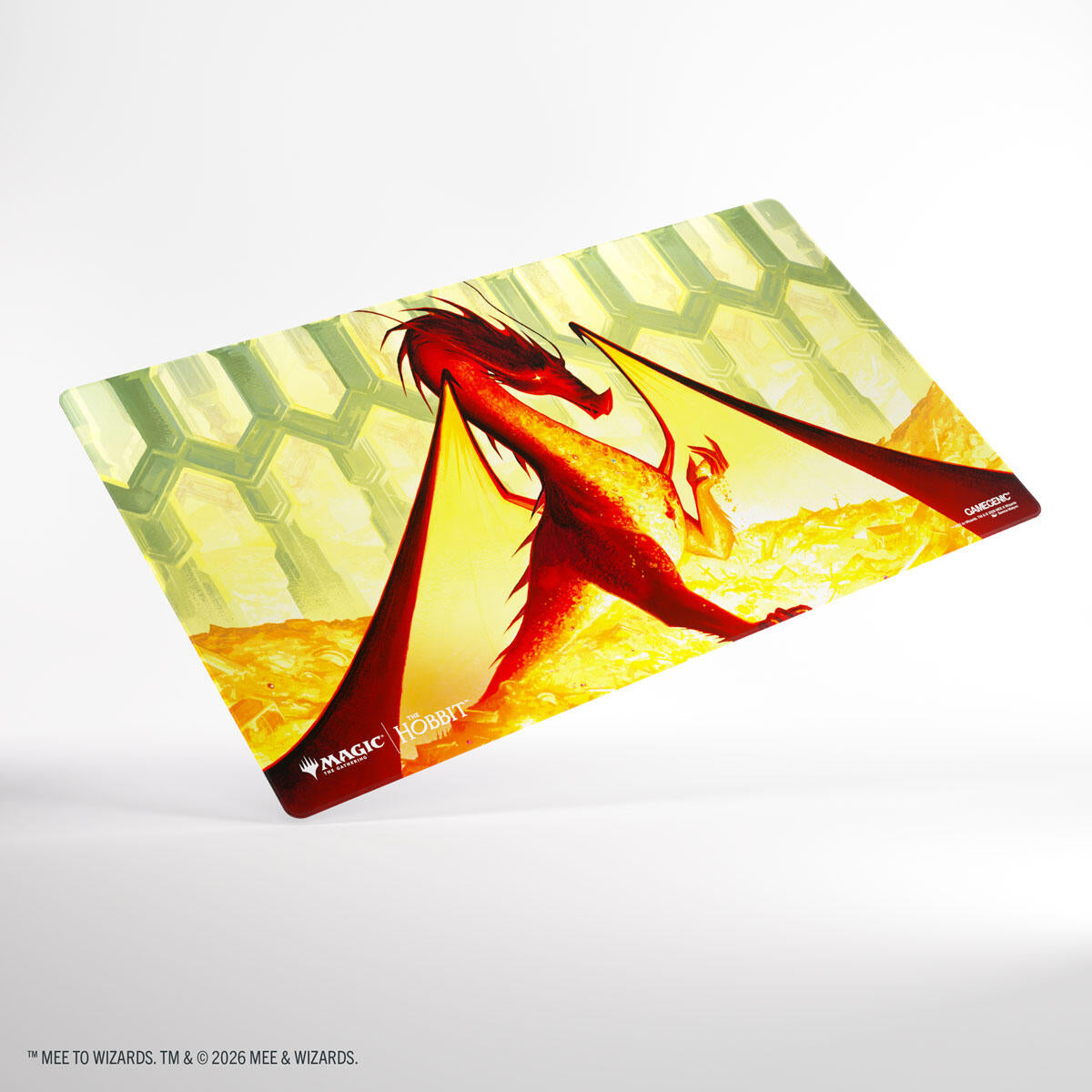 Magic: The Gathering The Hobbit Shiny Playmat - Smaug The Golden