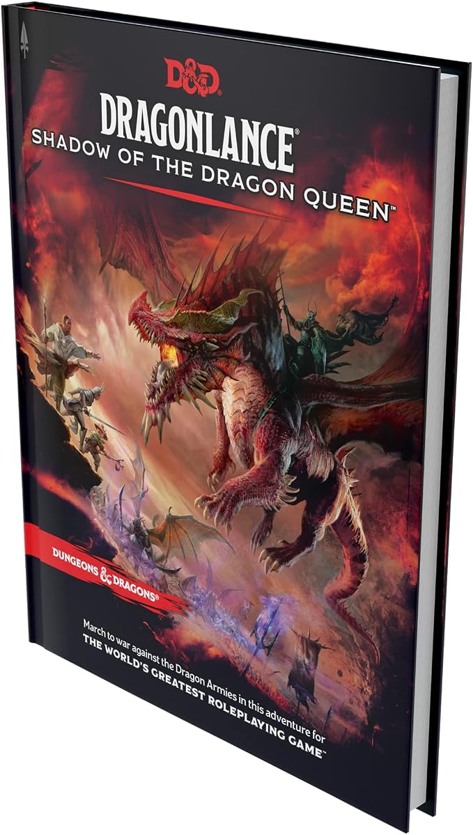 Dungeons and Dragons Dragonlance: Shadow of The Dragon Queen Deluxe Edition (D&D Adventure, DM Screen + Warriors of Krynn Board Game)