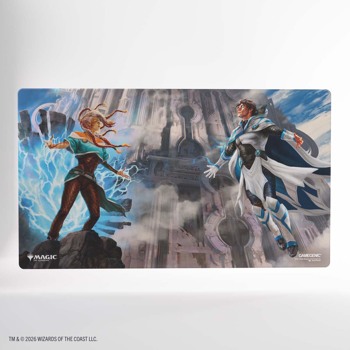 Magic: The Gathering Reality Fracture Shiny Playmat - Tam Beleren, Conflicted/Jace, Building Reality