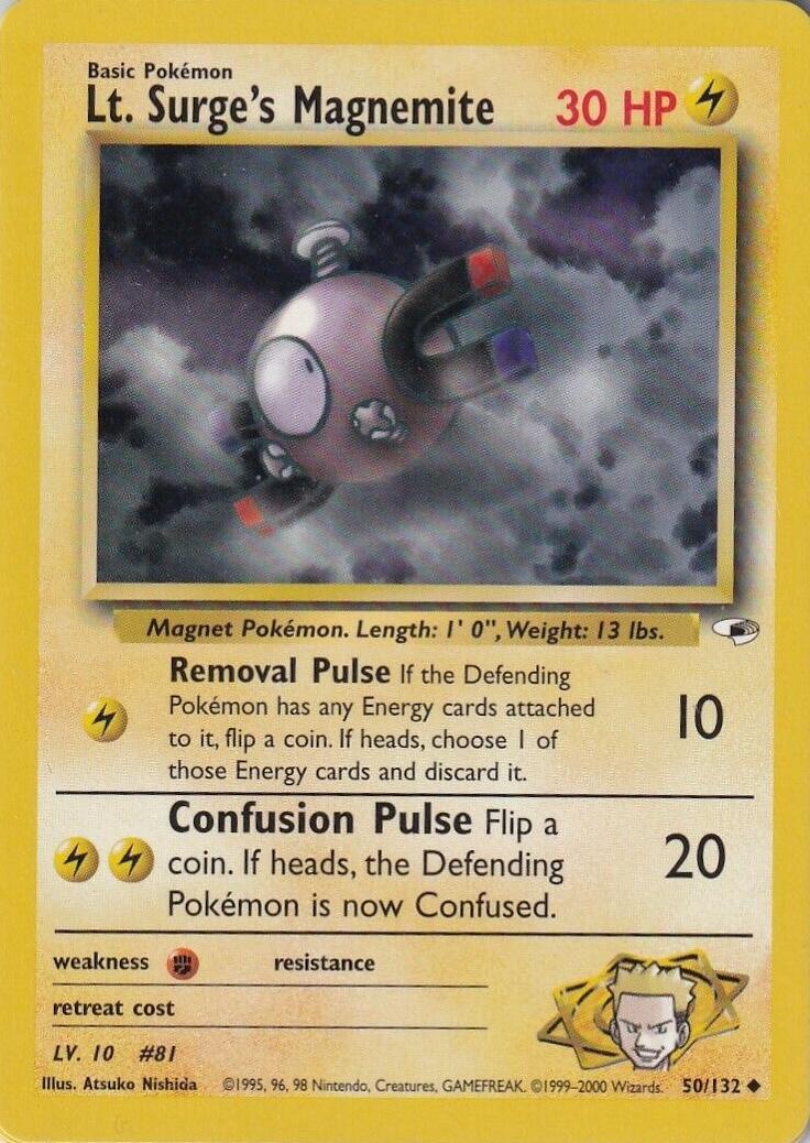 Lt. Surge's Magnemite (50)