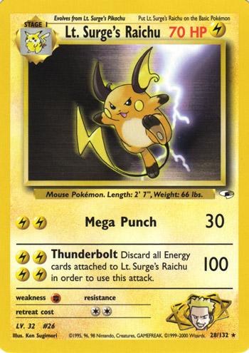 Lt. Surge's Raichu