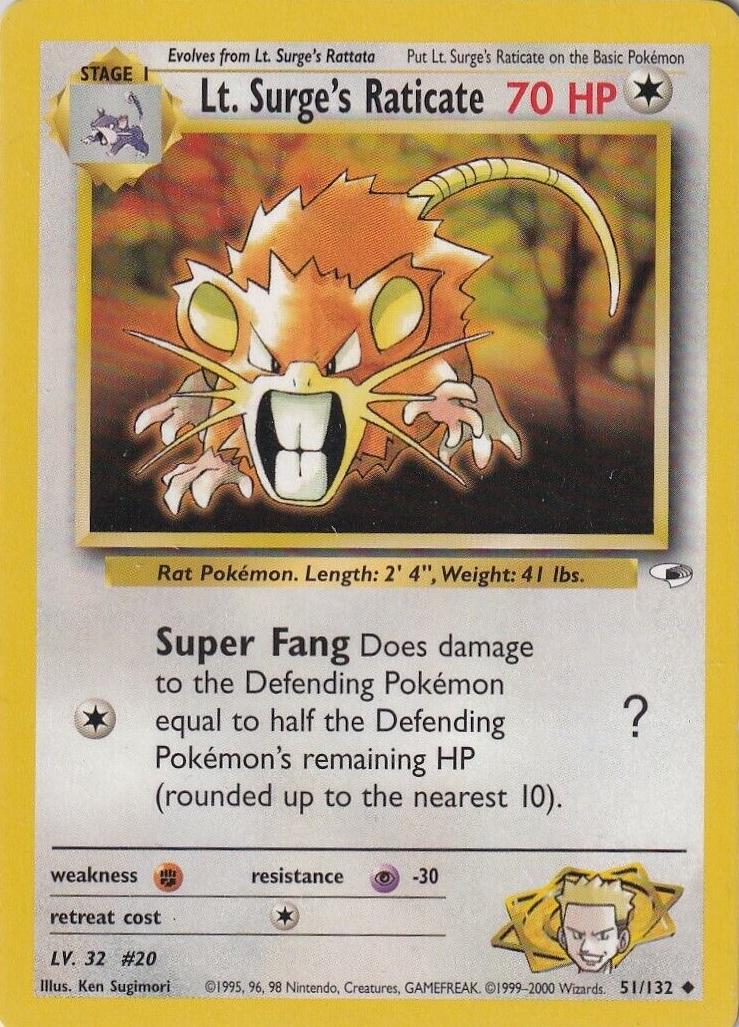 Lt. Surge's Raticate
