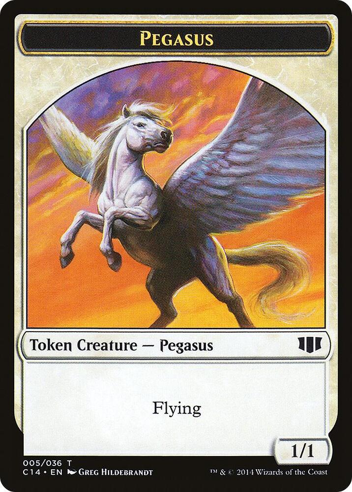 Kor Soldier // Pegasus Double-Sided Token (Back)