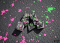 Brush Paintball/green Polyhedral (7-Dice Set)