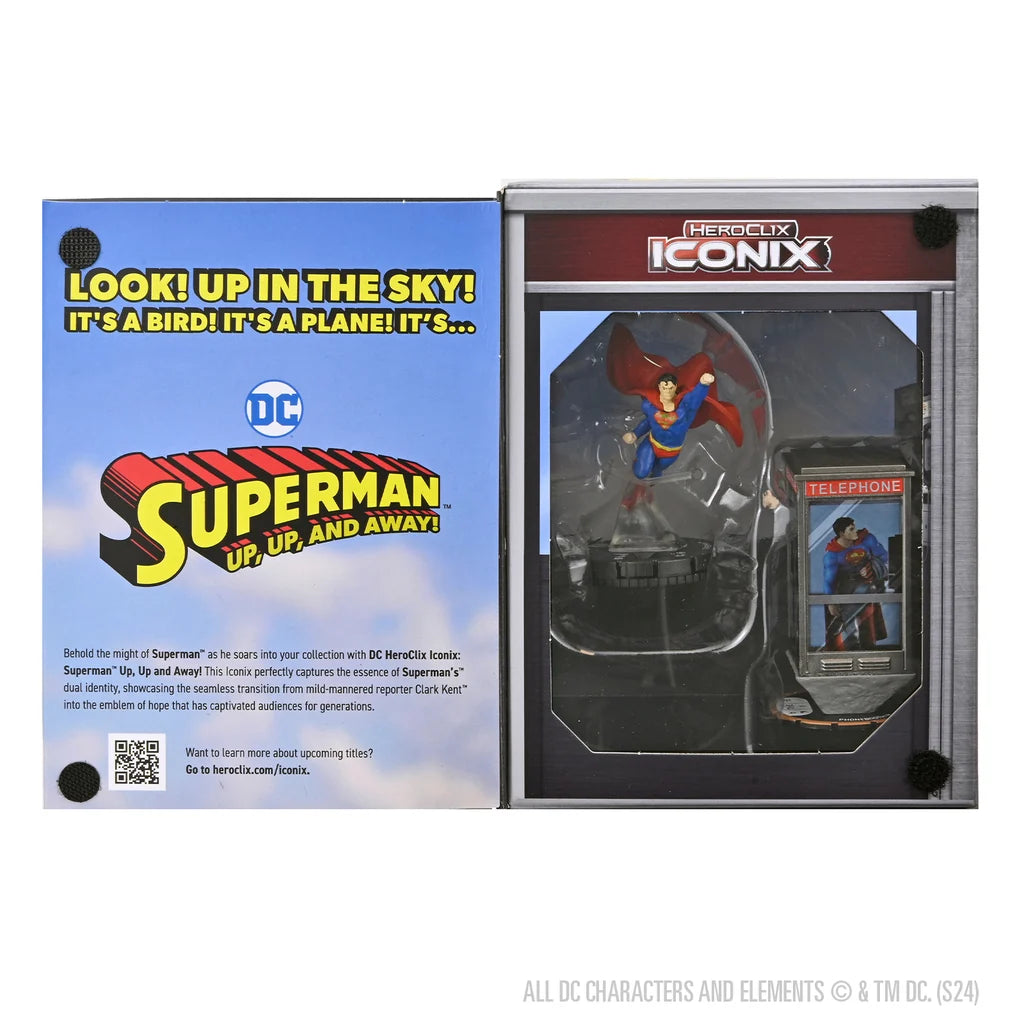 DC HeroClix Iconix: Superman Up, Up, and Away!