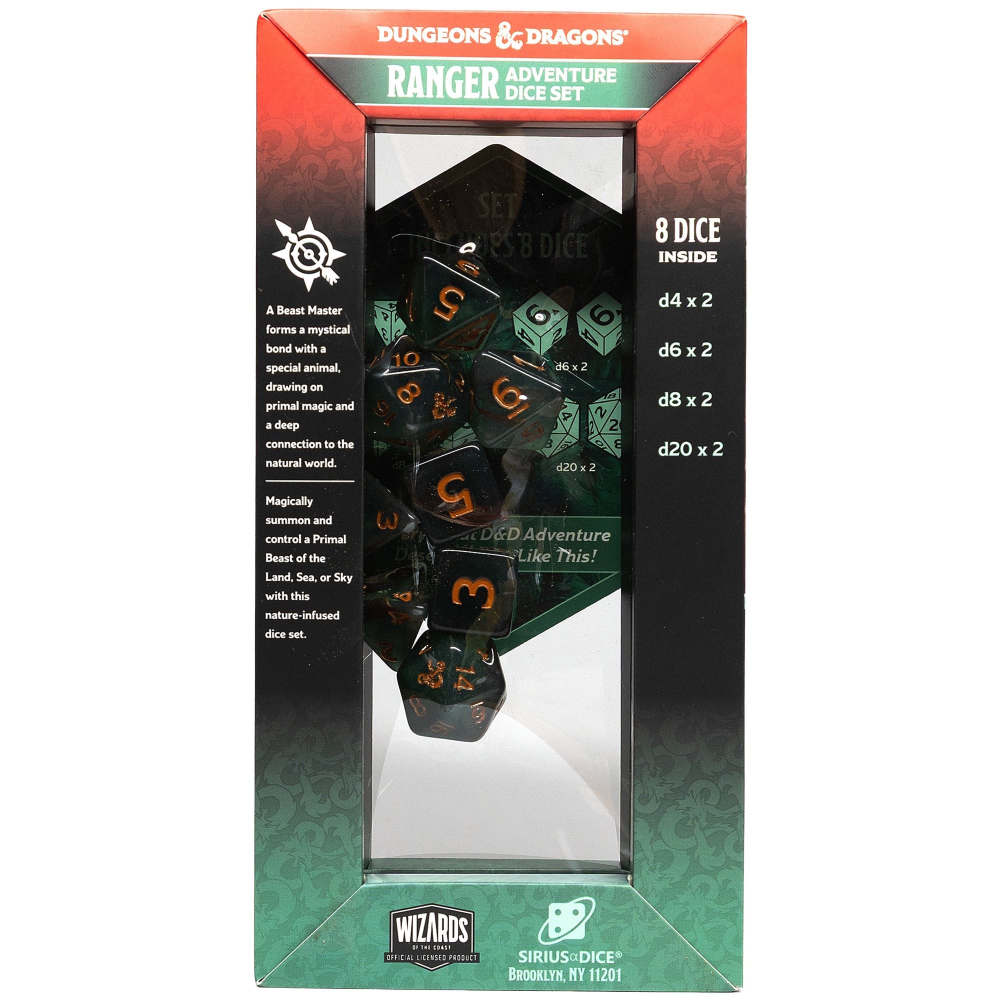Dungeons & Dragons Adventure Dice - Ranger Beast Master