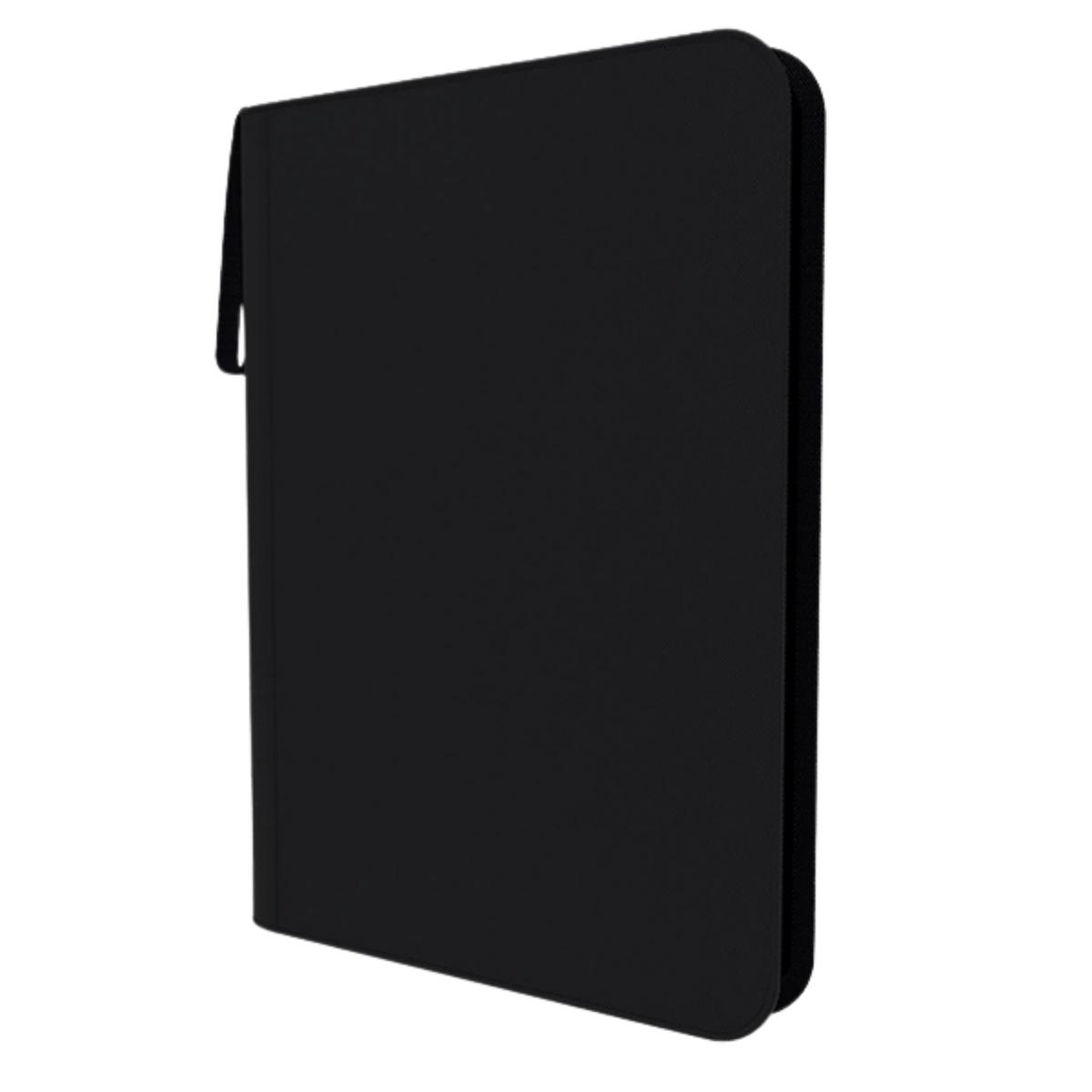 Arcane Fortress 9-Pocket Zippered Binder: Solid Color - Black
