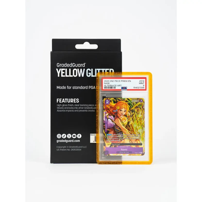 GradedGuard: PSA - Yellow Glitter - Limited Edition - Hobby Store Exclusive