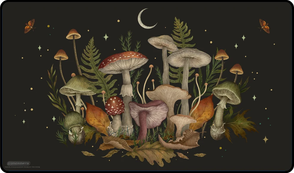 Mushroom Forest Stitched Playmat