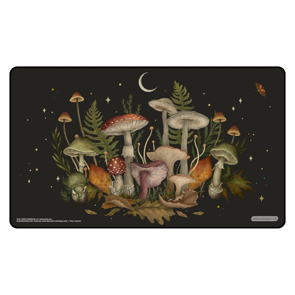 Mushroom Forest Stitched Playmat