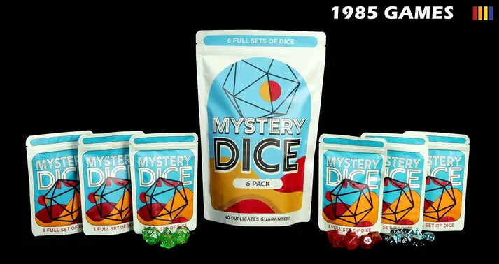Mystery Dice (6 Pack) 1985 Games