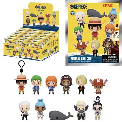 One Piece Figural Bag Clip