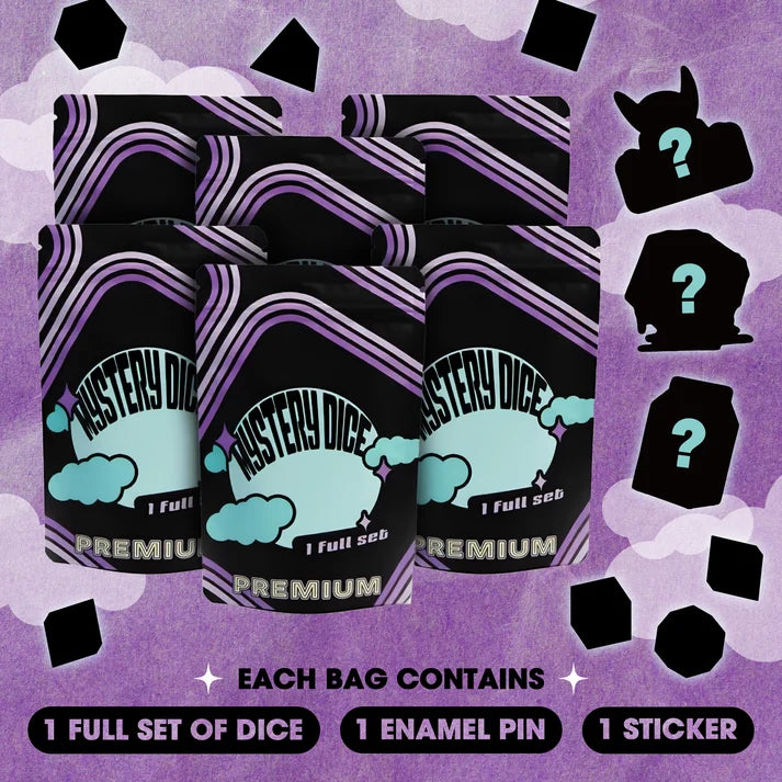 Premium Mystery Dice (6 Pack) 1985 Games