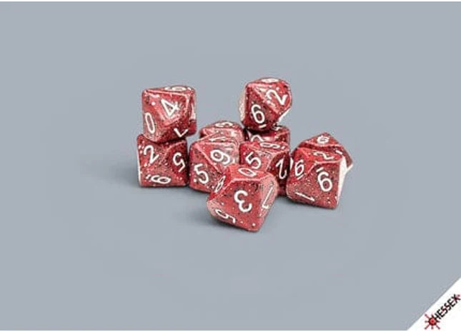 Speckled Lava Stone Set of Ten d10 Dice