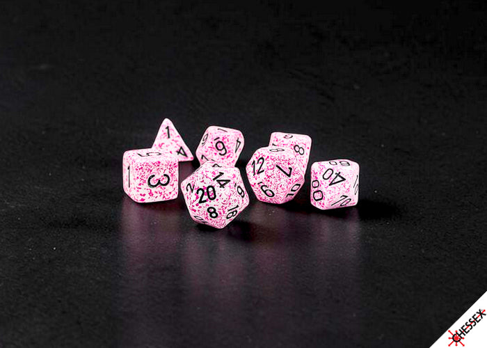 Speckled Pink Polyhedral (7-Dice Set)
