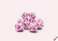Speckled Pink Set of Ten d10 Dice