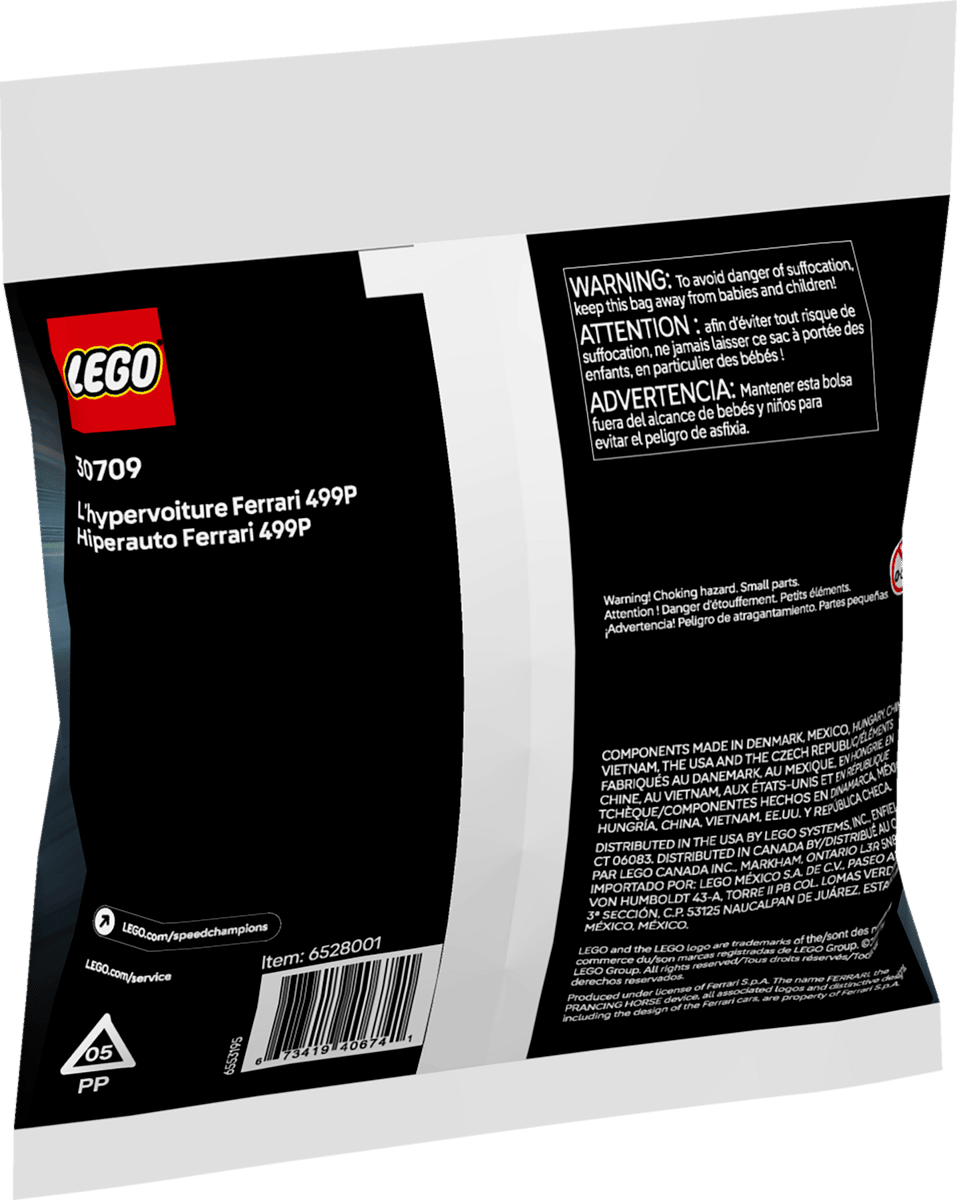 Speed Champions Ferrar 499P - Hypercar LEGO