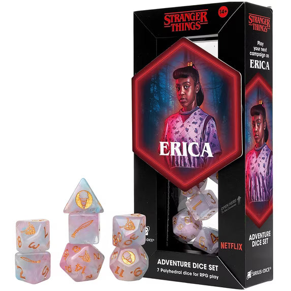 Stranger Things Adventure Dice set Erica