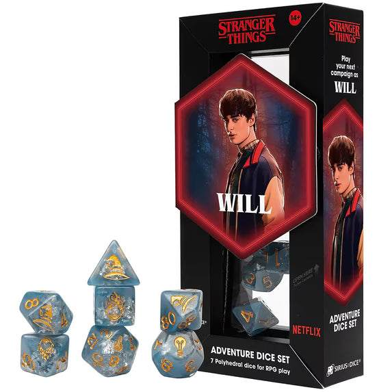 Stranger things Adventure dice set will