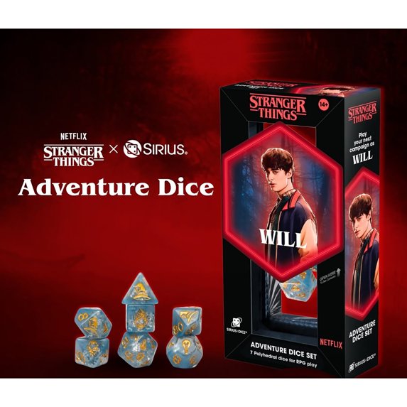 Stranger things Adventure dice set will