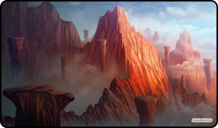 Magic Mountain Stitched Playmat