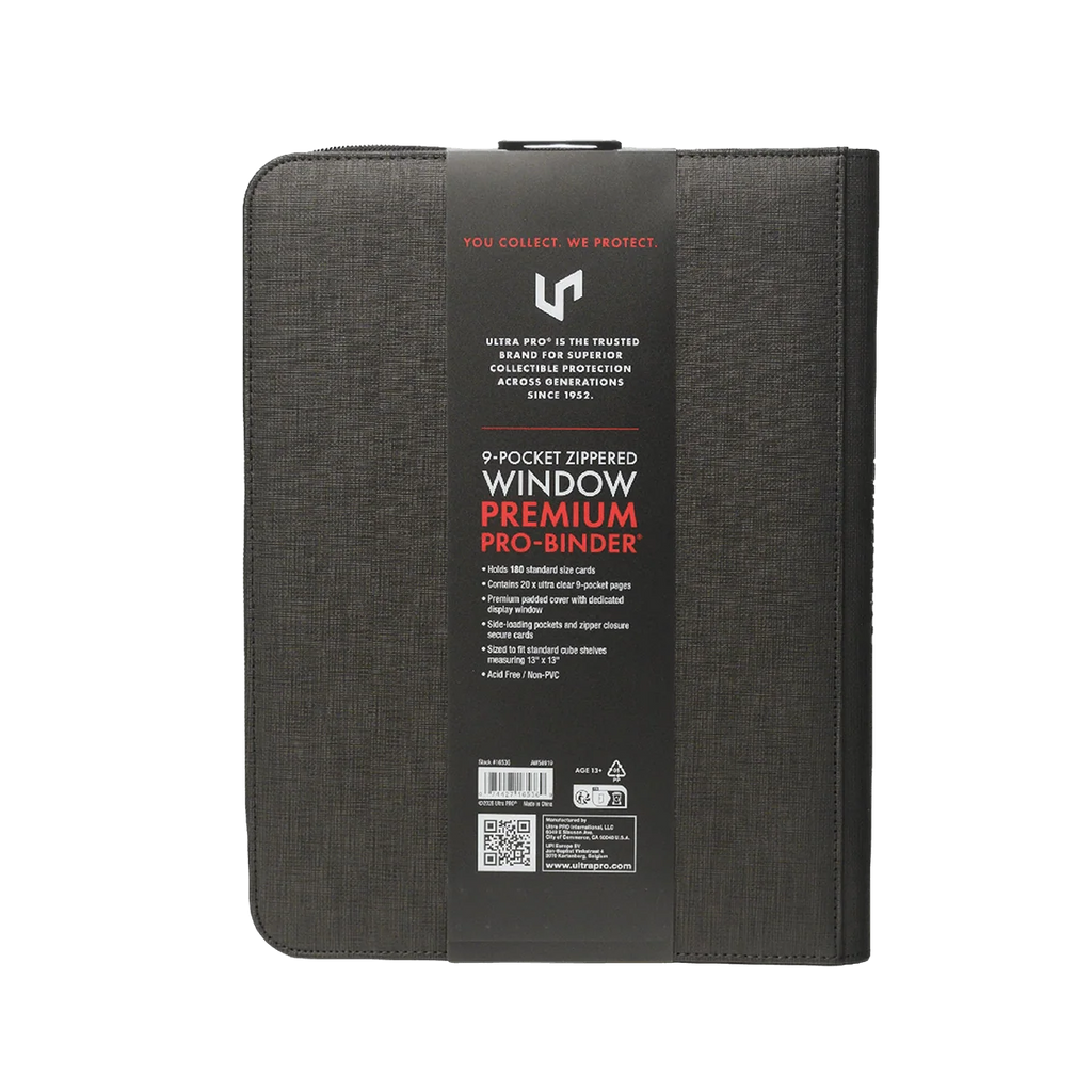 Ultra Pro 9 Pocket Zipped Window Premium Pro-Binder