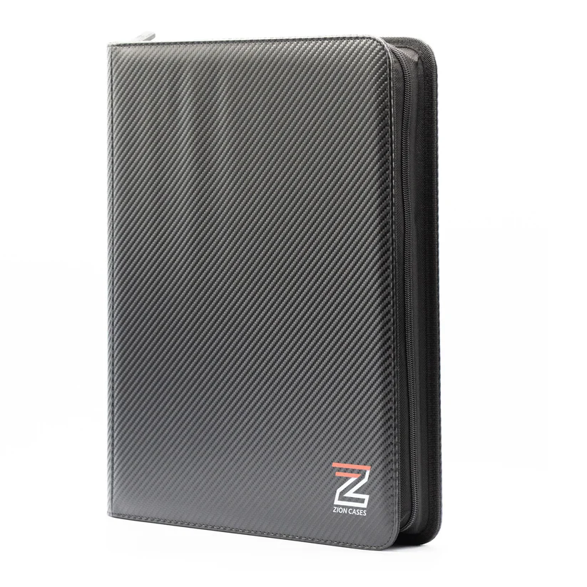 Diamond Texture Toploader Binder (Carbon Fiber Texture - 9 Pocket)