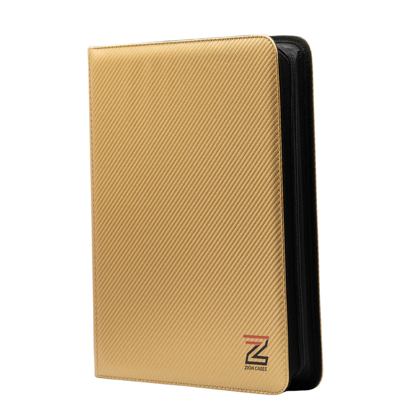 Diamond Texture Toploader Binder (Carbon Fiber Texture - 9 Pocket)