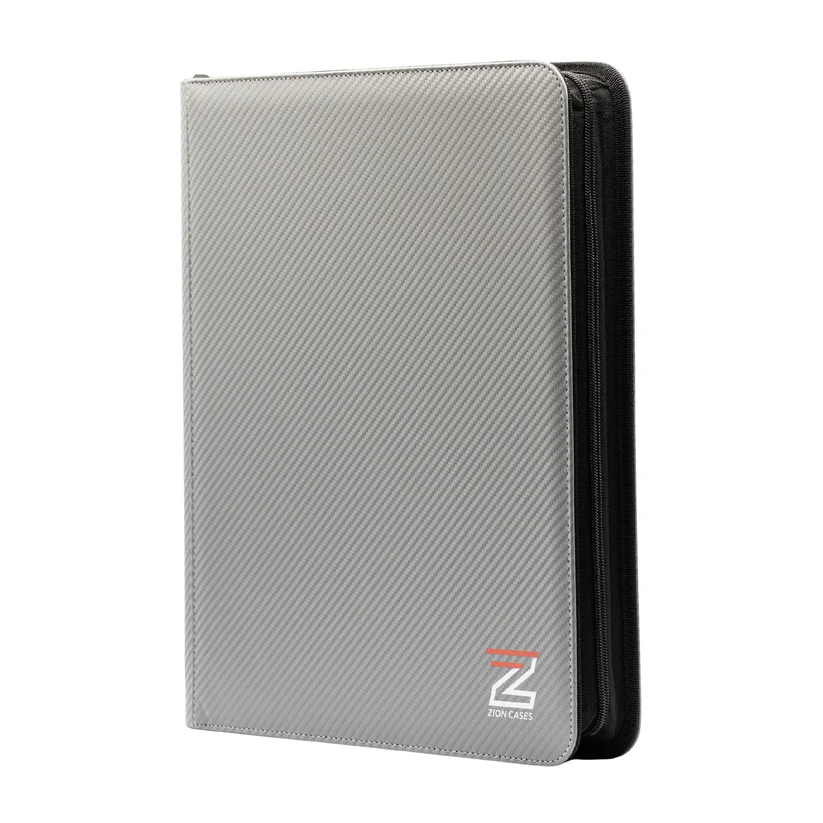 Diamond Texture Toploader Binder (Carbon Fiber Texture - 9 Pocket)