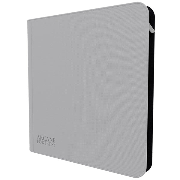 Arcane Fortress 12-Pocket Zippered Binder: Solid Color - Cream