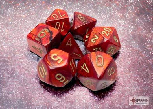 Scarab Scarlet Gold Mini 7 Die Set